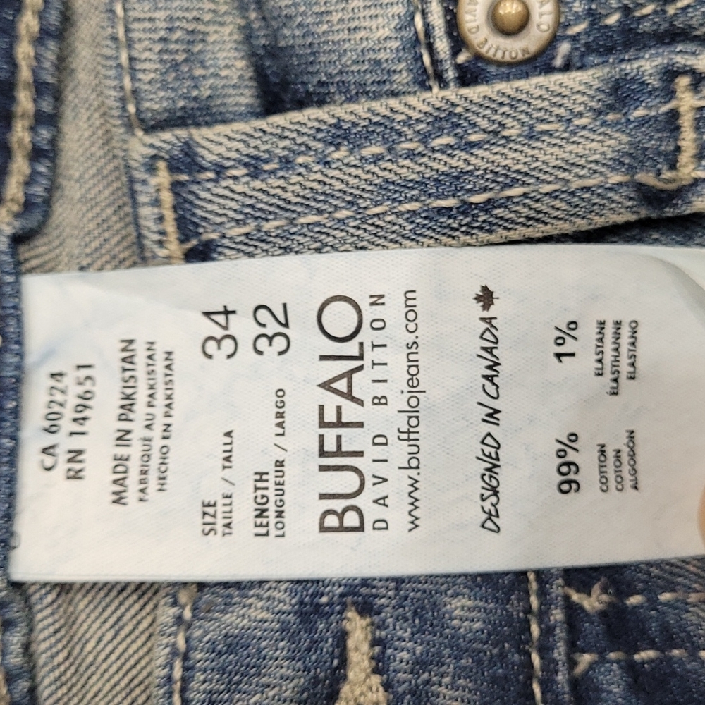 NWT Men's Buffalo ๐ SLIM ASH JEANS ๐ ๐ - Picture 4 of 8